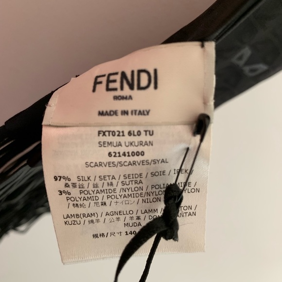 Fendi Silk Scarf - Picture 7 of 9